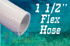 1 1/2 inch flex hose spa plumbing