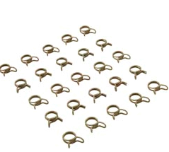 25pack of tubing clamps