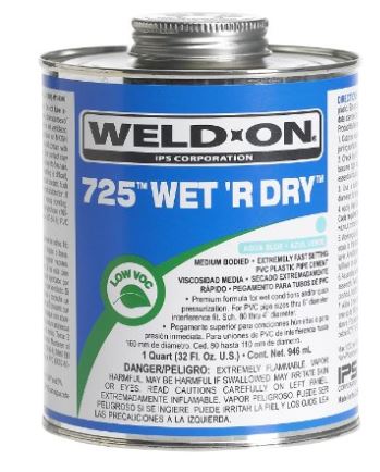 Weldon 725 glue