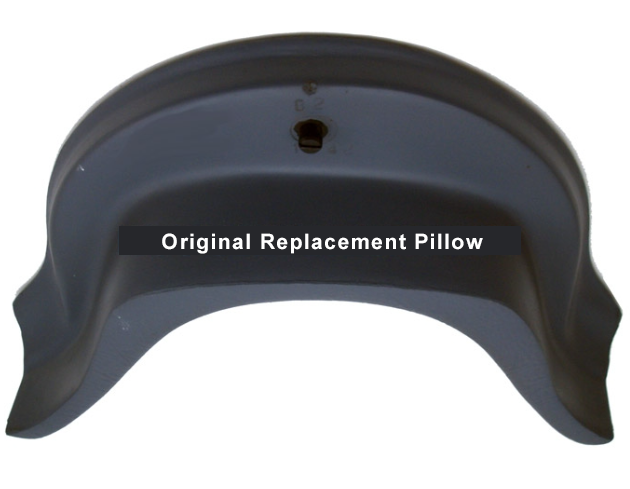 backview of pillow single pin