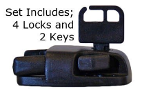 cover lock set included