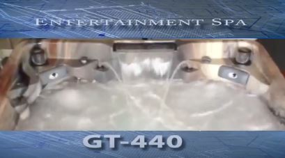 GT440 waterfall entertainment spa