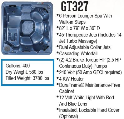 GT327 hot tub