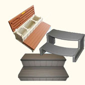 Discount hot tub spa steps online for your hot tub.