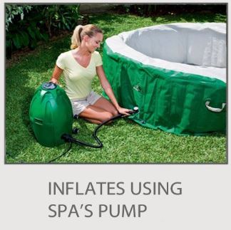 inflate with spa pump