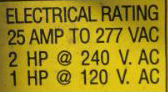 rating electrical