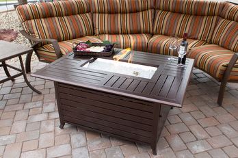 Rectangular firepit sale