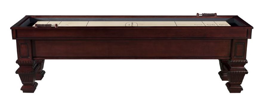 side view of shuffleboardtable