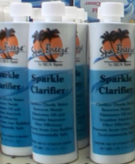 Sparkle water clarifier for hot tubs by Spa Breeze QCA