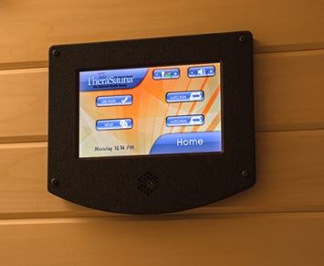 Therasauna control panel Touchview