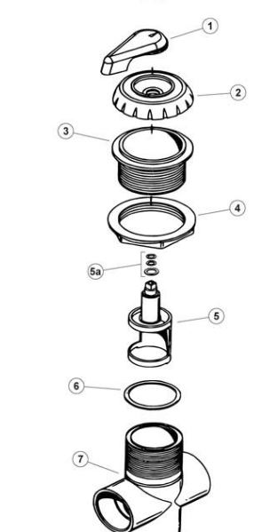 diverter valve parts handle
