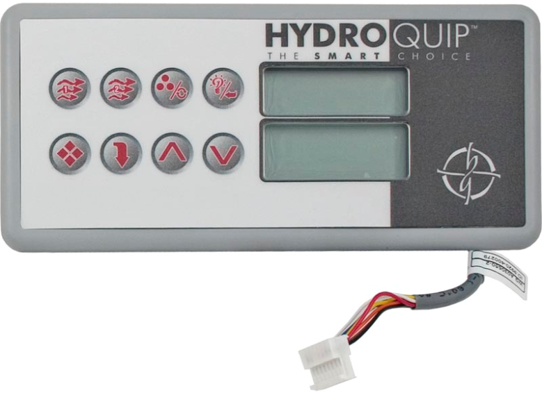 HydroQuip HT2 Control Panel 340190 with Overlay