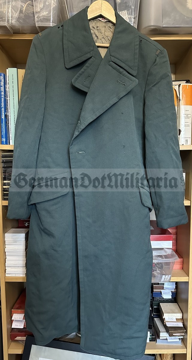 wo008 - c1976 dated Volkspolizei VP police & BePo riot police Wintermantel  greatcoat winter coat - size k48 - GermanDotMilitaria