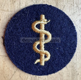 pa062 - Volksmarine Medical Service Specialist Sleeve Patch for conscripts - blue
