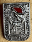 oa022 - Kampfgruppen 25 years anniversary badge