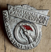 oa021 - c1962 Kampfgruppen competition in Karl-Marx-Stadt participant badge