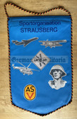 oo204 - East German Wimpel Pennant - NVA sports organisation ASV Strausberg