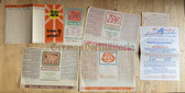 od095 - collection of different East German Lotto Lottery tickets