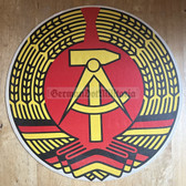 oo171 - DDR East German state crest logo wall plaque - very large cardboard