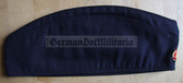 wo016 - East German Professional Feuerwehr Fire Fighter or TraPo Transport Police Overseas Cap without piping - different sizes available - Schiffchen
