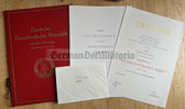 od047 - c1976 award cert with folder - Patent & Inventions Office of the DDR