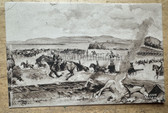 wpc011 - c1914 German WW1 postcard - fighting at Meaux in France