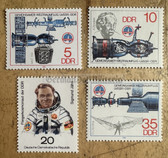 od097 - c1978 Sojus 31 space mission with Sigmund Jaehn postage stamp set