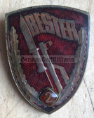 om458 - NVA Army Bester Badge with repeat number - worn on uniforms