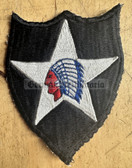 pa076 - original WW2 era or just after - US Army 2nd Infantry Division patch