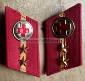 v082 - Vietnam Army medical officer - Sargent rank - field uniform collar tabs