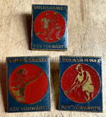 om111 - ASV Vorwärts - Volksarmee NVA Sports organisation set of badges