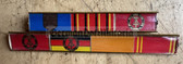 is021 - 7 place paper medal ribbon bar with FDJ Artur Becker medal - Civilian