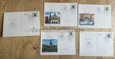 opc012 - last set of commemorative postcards issued by the DDR post office in August 1990 - original