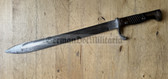 wo280 - c1917 dated K98 German WW1 butcher type bayonet - Solingen maker - Prussian crown mark and army acceptance stamp