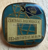 aa072 - Zentrales Jugendobjekt FDJ Initiative Berlin participant badge