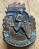 aa052 - c1954 Junge Pioniere Sommersport badge