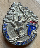 aa066 - c1954 Junge Pioniere Wintersport badge