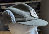 aa117 - female NVA Army & MfS Stasi & Grenztruppen Ushanka Winter hat cap - size 55