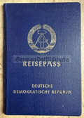 aa135 - c1968 DDR Reisepass Passport for a woman from Berlin - some stamps