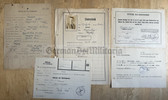 aa205 - NSDAP Stammbuch with Oath of Allegiance cert - personnel file for leaders - DAF Blockobmann - from Sudetenland
