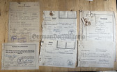 aa204 - NSDAP Stammbuch with Oath of Allegiance cert - personnel file for leaders - NSDAP Blockleiter - from Sudetenland