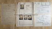 aa203 - NSDAP Stammbuch - personnel file for leaders - DAF Ortswalter für Handel - Trade & Commerce Leader - from Sudetenland