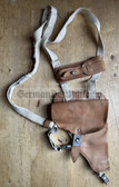 aa228 - East German VP VoPo Volkspolizei Police concealed carry Makarov pistol holster with spare magazine pouch - marked MdI