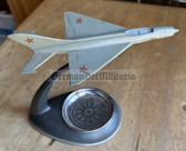aa233 - Soviet Army Air Force MIG jet fighter desk decoration