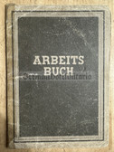 aa250 - c1954 Arbeitsbuch for a man from Potsdam - worked in many jobs, mostly construction industry