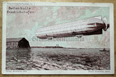 aa312 - pre-WW1 German Zeppelin Airship postcard - air ship hall in Friedrichshafen