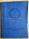 aa296 - c1983 East German Personalausweis ID book for a man from Berlin