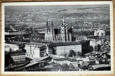 aa479 - Hradschin Castle in Prague - posted within Germany in 1942 with Adolf Hitler postage stamp