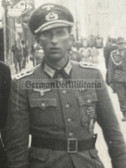 aa606 - Wehrmacht Heer NCO with Iron Cross EK 1st Class and possible PAB tank Panzer badge  - dated Prague 1943