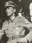 aa619 - Wehrmacht Heer Officer with Iron Cross EK1, EK2 ribbon and another, wound badge & IAB Infantry Assault Badge and another badge